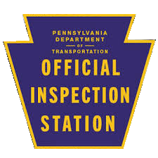 Official Pennsylvania State Inspection Station badge